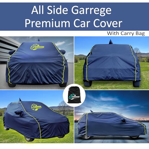 Image of Car Body Cover Compatible for BE 6e with Mirror Pockets Full Sized, Triple Stitched, Anti dust Proof, Navy Blue
