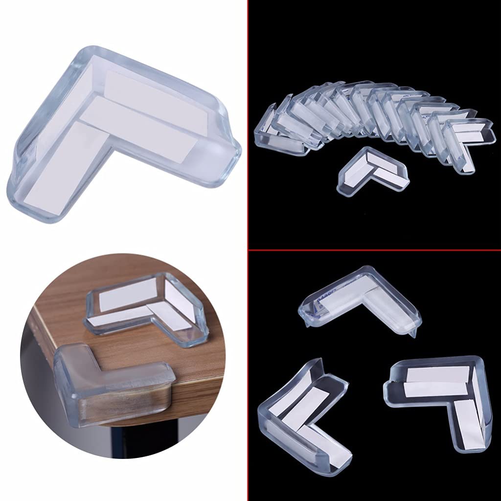 15 pezzi protezione per bambini in PVC trasparente protezione per mobili angolari da tavolo copertura di protezione per angoli anticollisione per bambini