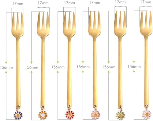 Miniatura 4 de Falytemow Juego de cucharas de acero inoxidable 304 con colgante de temática navideña para café, té, postre, bebida, mezcla, batido (cuchara