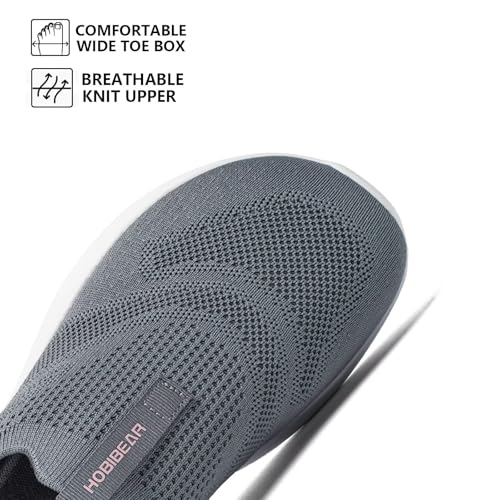 HOBIBEAR Women Walking Shoes | Wide Toe Box | Slip On Sneakers2