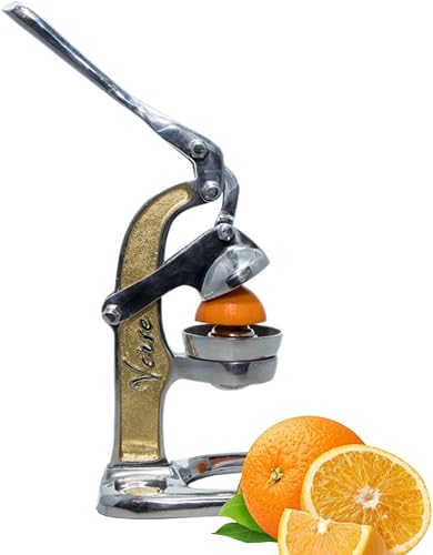 Verve CULTURE - Exprimidor manual de aluminio fundido hecho a mano de grado profesional para bebidas frescas de la mañana de naranja, limón, lima,
