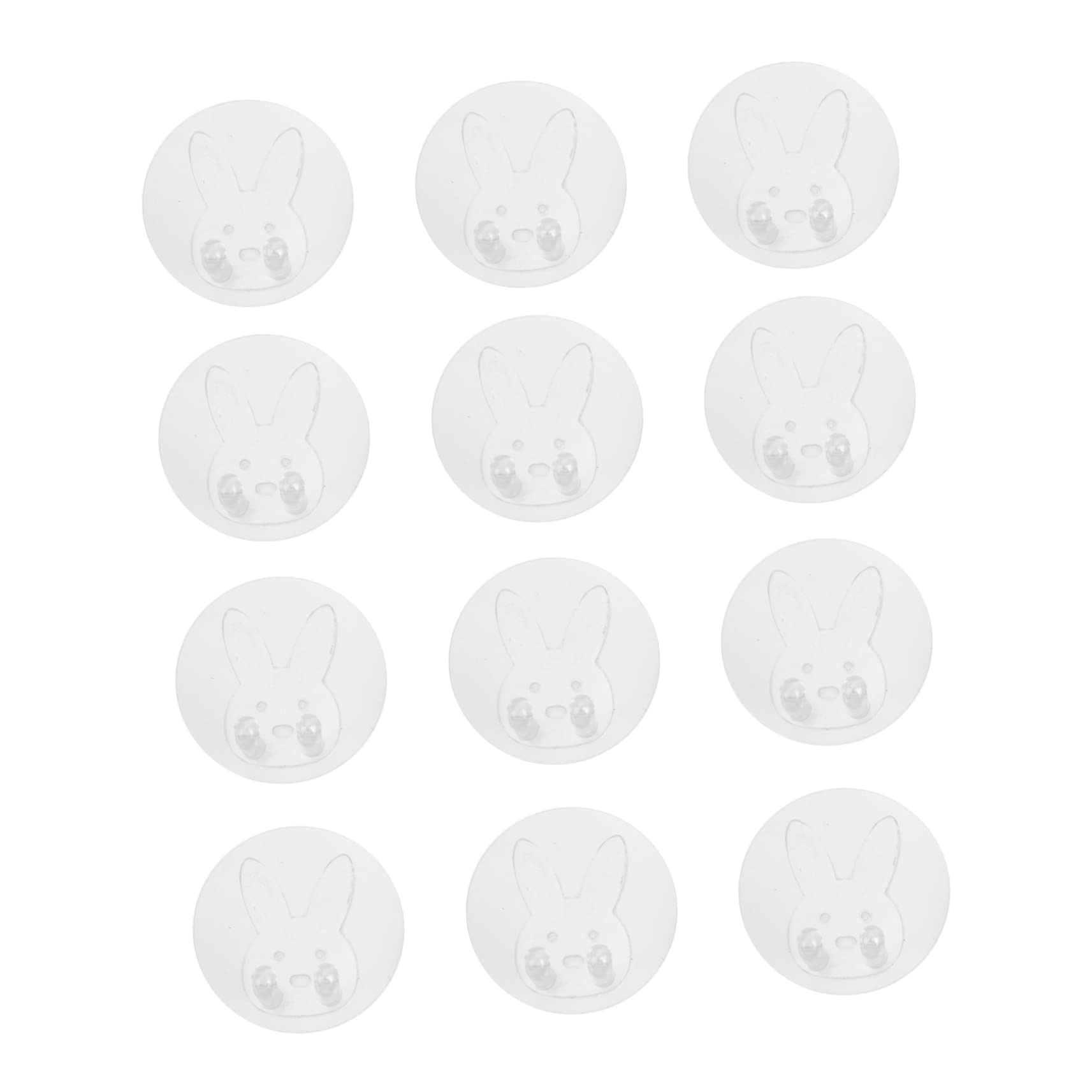 ABOOFAN 60piezas Ganchos De Pared De Transparentes Autoadhesivos De Perfectos Para Organización y Decoración Cocina Baño y Dormitorio