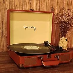 Bagagerie Portable Gramophone Vinyl Record Player Bluetooth 5.0 Turntable 33 45 78RPM 3 Vitesses rétro avec 2 Haut-parleurs intégrés Music Playback-BR Recorder ShaoSu - Les Beatles, Paul McCartney, John Lennon, RIngo Starr, George Harrison Bagagerie Portable Gramophone Vinyl Record Player Bluetooth 5.0 Turntable 33 45 78RPM 3 Vitesses rétro avec 2 Haut-parleurs intégrés Music Playback-BR Recorder ShaoSu – Image 6