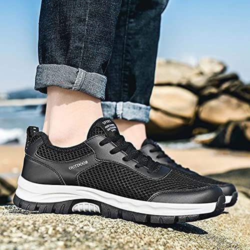 USYFAKGH Summer Shoes for Women Slip On Sneakers for Women Sneakers for Women Clearance Men's Shoes Fashion Trend Casual Shoes Outdoor Hiking Shoes Sports Shoes Running Shoes Black | Image 1
