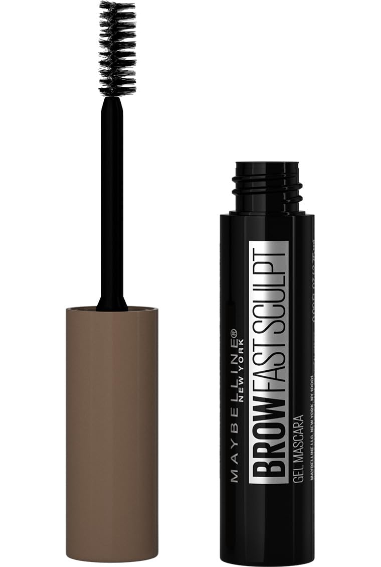 Maybelline New York Braun Augenbrauengel, Maybelline - Brow Fast Sculpt Gel Mascara - Gel Eyebrow Mascara 16 Ml Soft Brown (02 Soft Brown)
