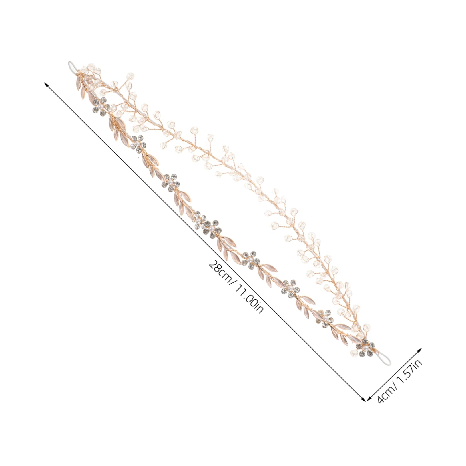 Didiseaon 4pezzi Cerchietto Cristallo e Per Donne Accessorio Per Matrimoni Compleanni e Feste Headband e Confortevole Per Speciali