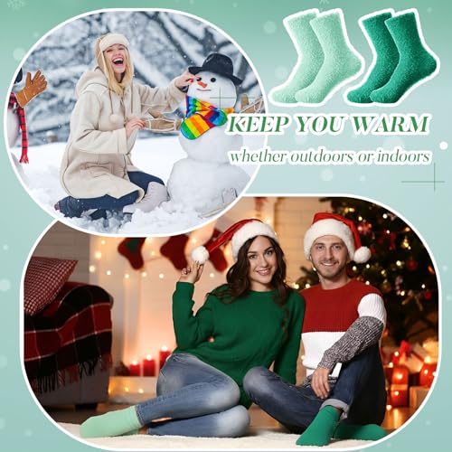 Image of Handepo 60 Pairs Women Fuzzy Socks Bulk
