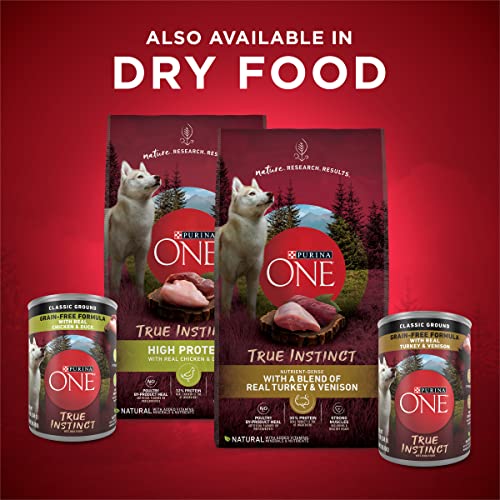 Purina ONE True Instinct Grain Free Wet Dog Food Variety Pack, (6) 13 oz - image 8