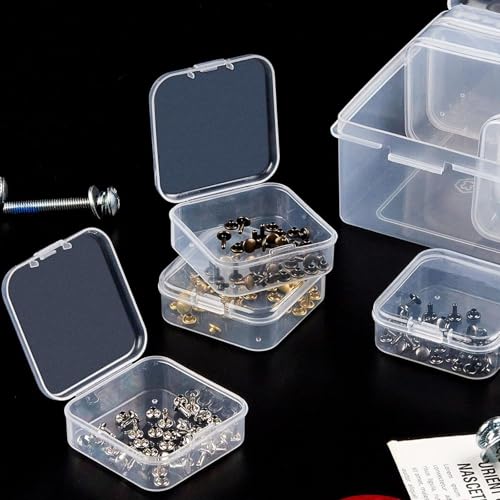 Boîte de rangement transparent pour trier les perles sans poussière