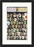  Biller Antik Poster for The World Cup Mexico Masken Football World Faks_Plakatwelt 679