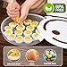 77L 2-Pack Deviled Egg Container with Lid – 34-Egg Platter with Handle, Stackable & Portable Carrier for Parties, Holidays, Camping, and Fridge Storage