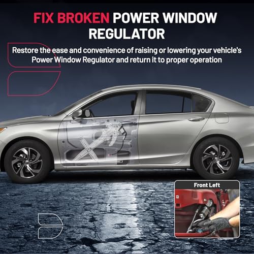 Image of BDFHYK 741-490 Power Window Regulator with Motor Front Left, Compatible with Honda Accord 1998-2002