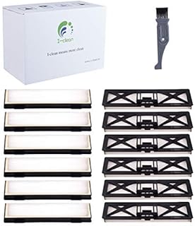 I-clean Replacement Neato Filter,Replacement Parts for All Neato Botvac,Neato Botvac D & Connected Series D7 D8 D9 D80 D5 D3 D85 ,With A Free Cleaning Brush
