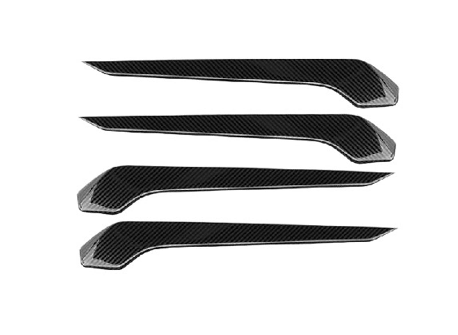 JUNOOS Car Interior Mouldings Car Door Inner Handles Armrest Trim Cover for Toyota for RAV4 XA50 Hybrid 2019 2020 2021 2022 2023(Carbon Fiber Look)