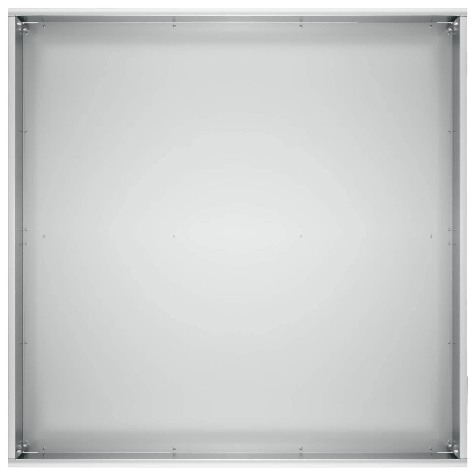 Generisch Garten - Pflanzgefäß Silber 60 x 60 x 30 cm Verzinkter Stahl 5.9kg