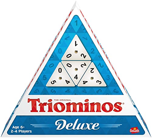 Goliath Games, Triominos De Luxe Juego de mesa, Dominó triangular, Desarrolla habilidades lógicas...