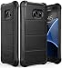 Galaxy S7 Rugged Case, Vena [vArmor][Hard Armor Wave] Heavy Duty Protection [Shock Absorption] PC Bumper TPU Case Cover for Samsung Galaxy S7 (Black / Black)