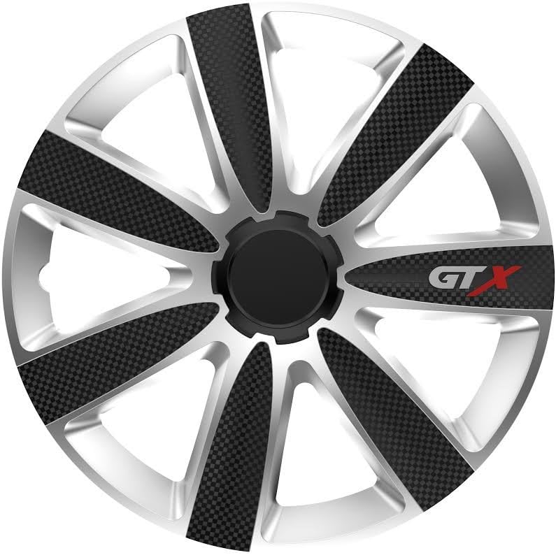 TOP DRIVE COPRICERCHIO GTX BLACK & SILVER 16 I nostri copricerchi sono prodotti con materiale ABS di alta qualita', conosciuto per la sua stabilita', forza Con verniciatura ad acqua