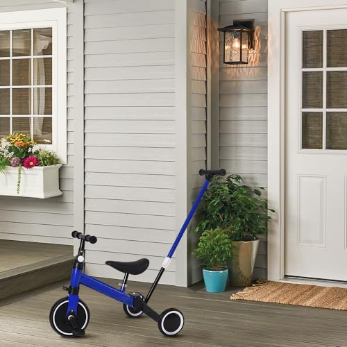 OHMG 4-in-1-Laufrad für Kinder zum Abnehmen, Laufrad für Babys, Spielzeug für Kinder von 10 – 36 Monaten, Spielzeug mit 3 Rädern für Fahrrad, abnehmbare Pedale, Jungen & Mädchen, Geburtstag, – Bild 6