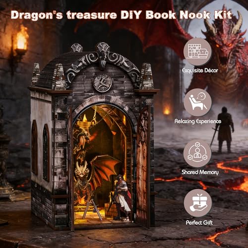 Soothee Dragon Castle Book Nook Kit thumbnail 2