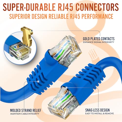 Cable Ethernet CAT6 MONK CABLES UTP Pack de 5 miniatura 6