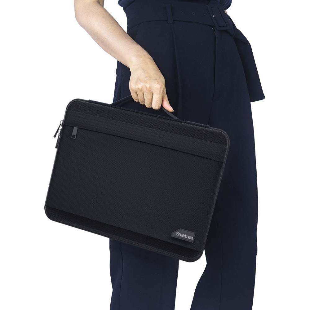 Smatree Custodia Rigida per Laptop da 15,6 pollici Compatibile solo con Laptop Lenovo Legion 5 da 15,6 pollici/Dell Inspiron 15 da 15,6 pollici/16", Custodia per il Trasporto con Maniglia, Nero