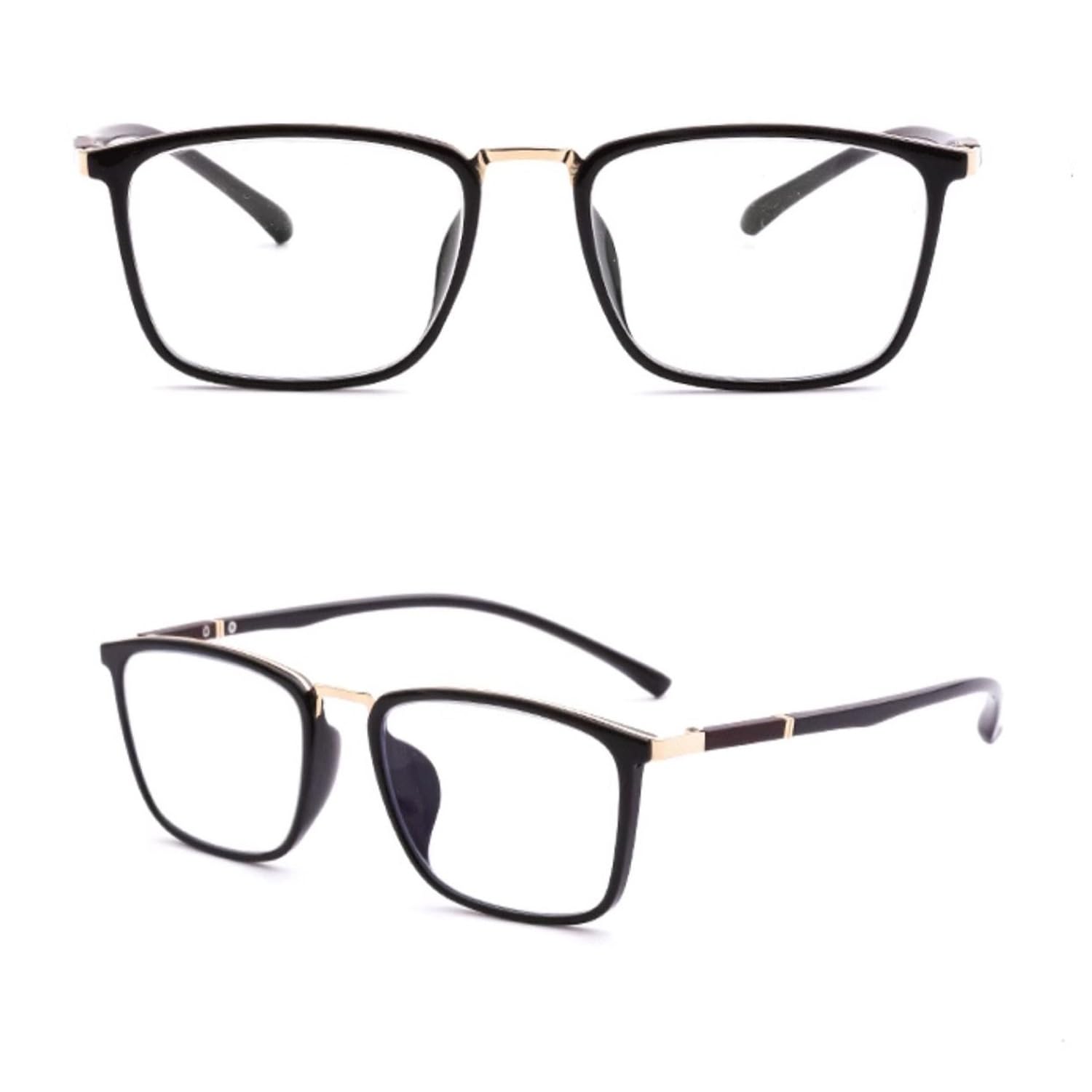 Photochrome Lesebrille Schwarz, Quadratische Computer Brillen Blau Licht Blockieren, Unternehmen Brillen Lesehilfe