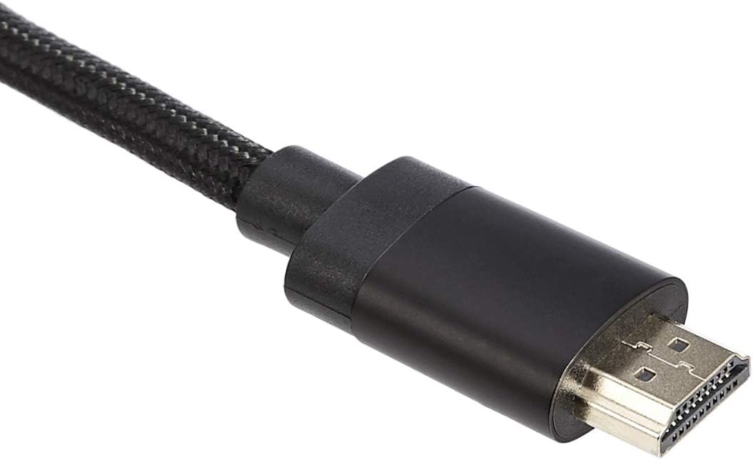 Amazon Basics Premium-Certified Braided HDMI Cable (18Gpbs, 4K/60Hz) - 6 Feet