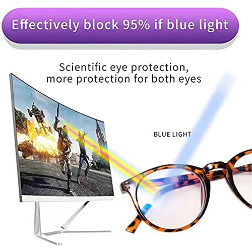 Vecien Blue Light Blocking Reading Glasses 3-Pack Matte Finish Readers - Image 2