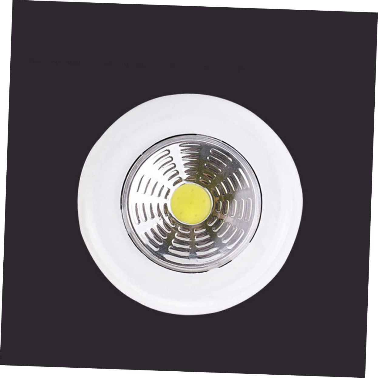 DOITOOL 8pcs Led Push Lamp Battery Powered Emergency Light for Cabinets Shelves and Closets Activation Self-adhesive for Versatile Placement