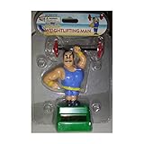 Sheena's Plastic Solar-Powered Swinging Weight Lifting Man Style May Vary