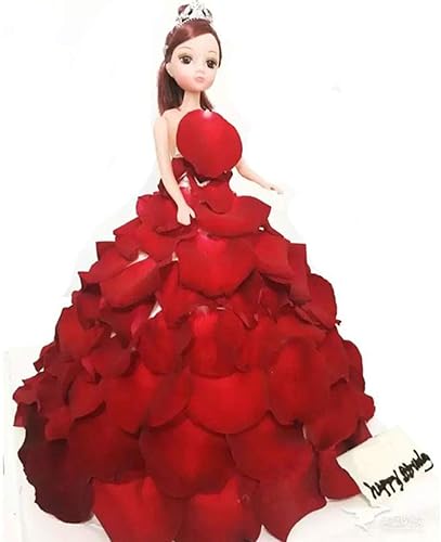 Miniatura 5 de TOPINCN Molde de princesa para vestido de muñeca, moldes para pasteles de muñecas de 8 pulgadas, moldes decorativos de semicírculo, falda de