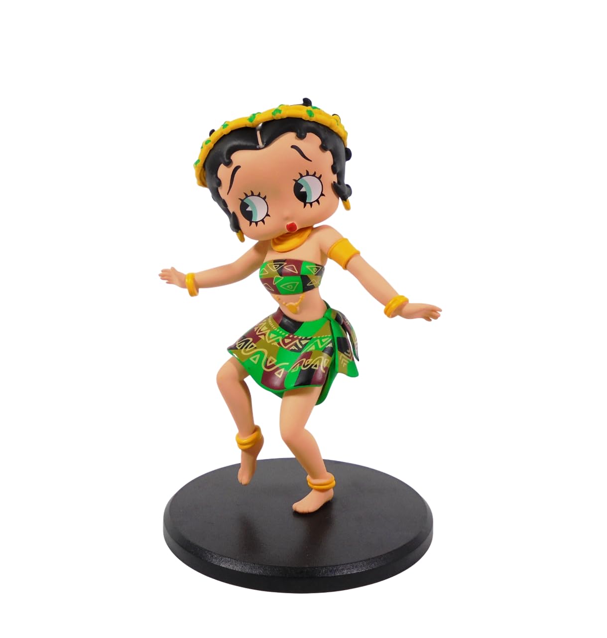 OPO 10 - Figurine from the BETTY BOOP DANCE collection: Zulu Dance - height 12cm - BB230, Multicolor