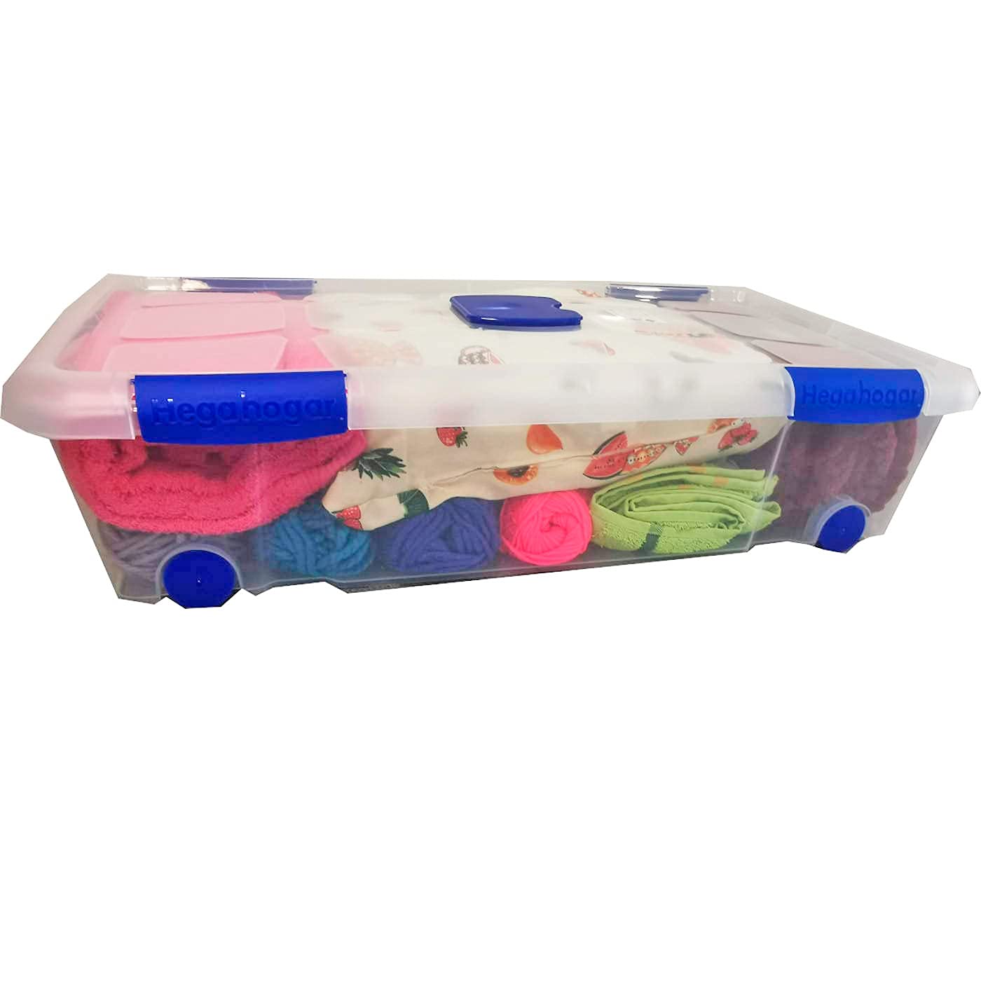 Tradineur Lot De 2 Boîtes De Rangement, 17 X 73 X 41,5 Cm, N