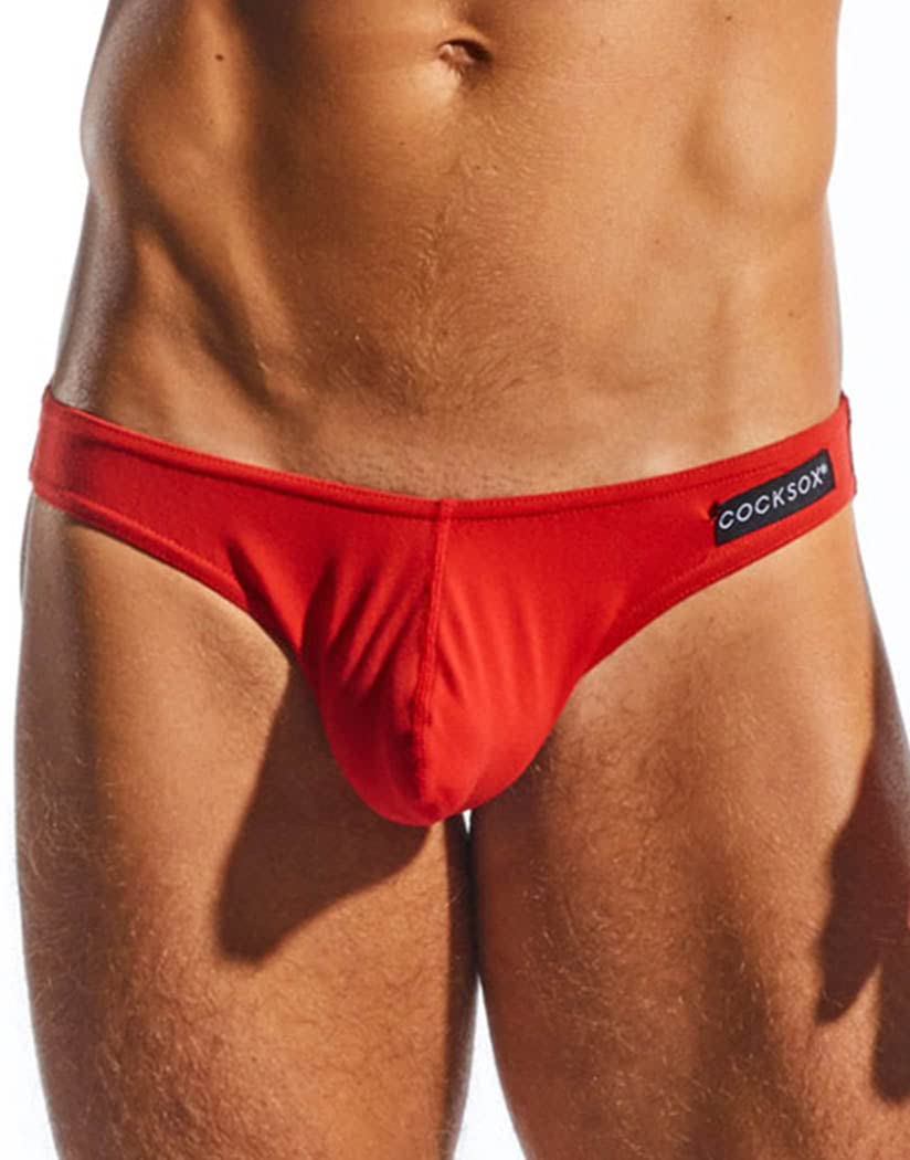 Cocksox Mens Underwear CX01 Original Pouch Brief (Red/M)