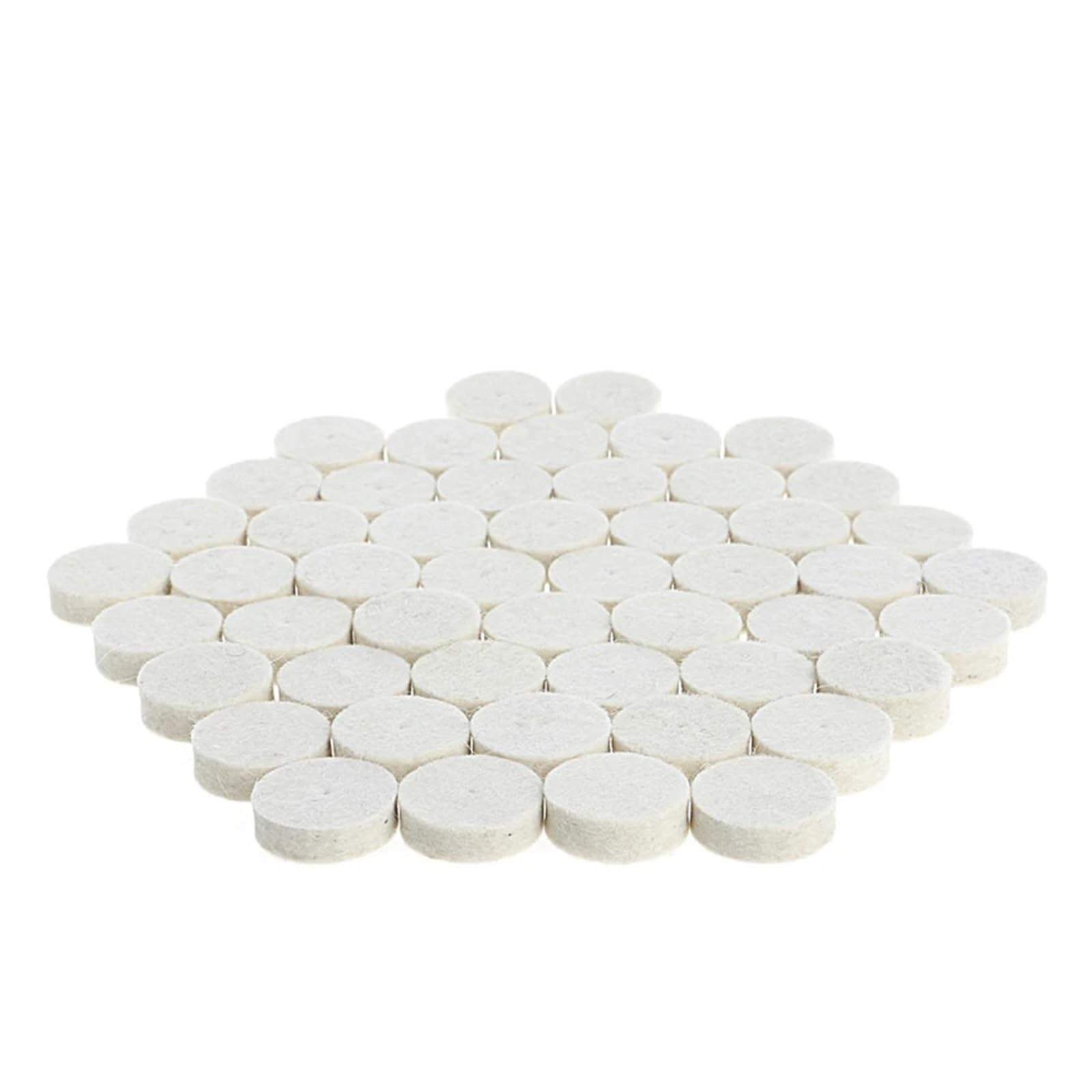 Xchiaueo 12.5Mm 50Pcs Wool Felt Polishing Buffing Wheel Grinding Pad