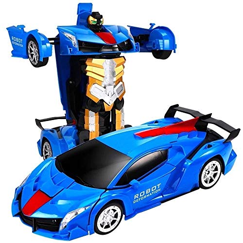 Review Of Woote Child RC Electric Toy Gift Transformers 360Â° Rotating Car Birthday Present 1:12 Lar...