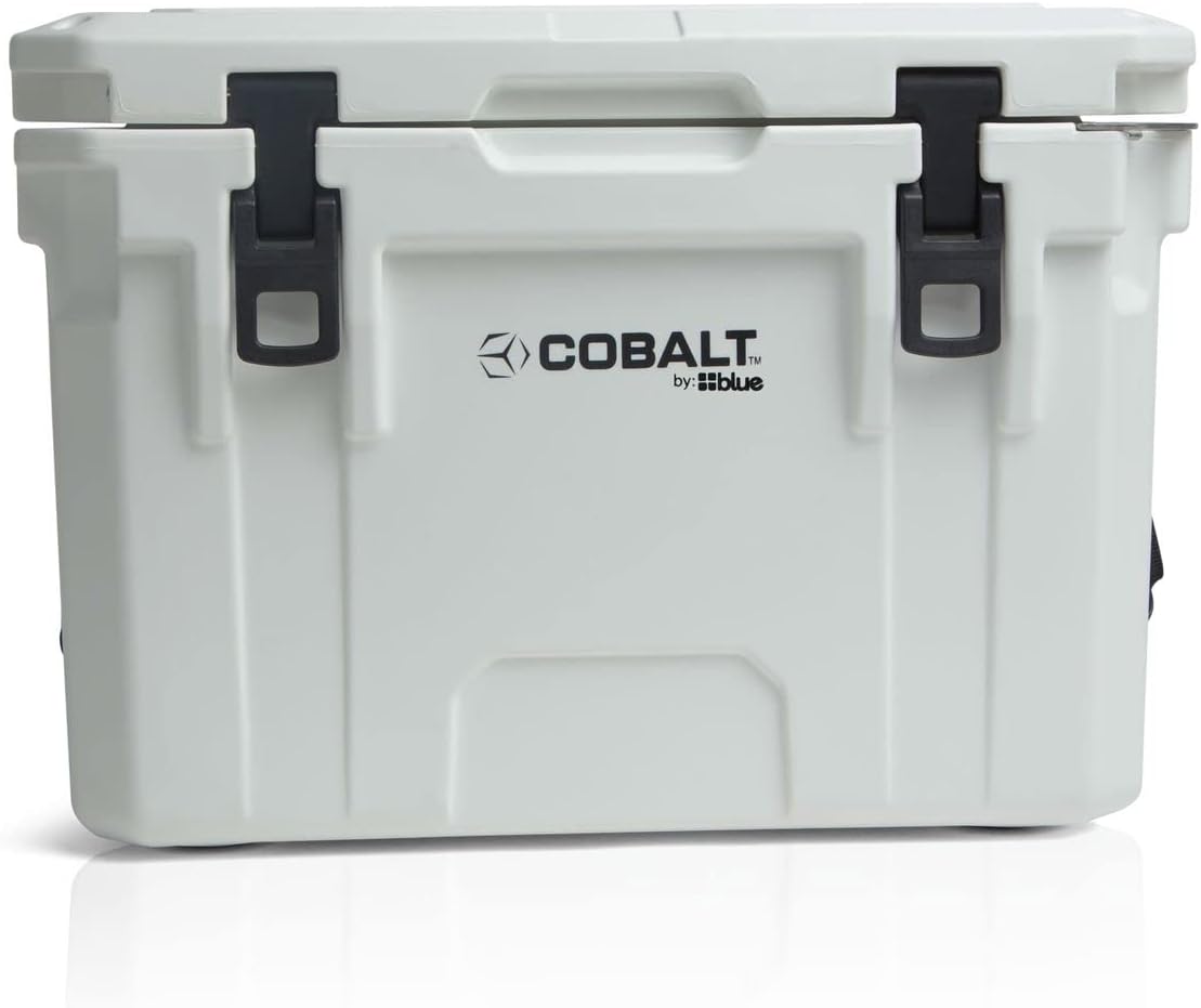 Cobalt 25 Quart Roto-Molded Super Ice Cooler | Large Ice Chest Holds Ice Up to 3 Days |