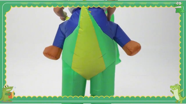 Disfraz Inflable de Cocodrilo para Niños miniatura 7