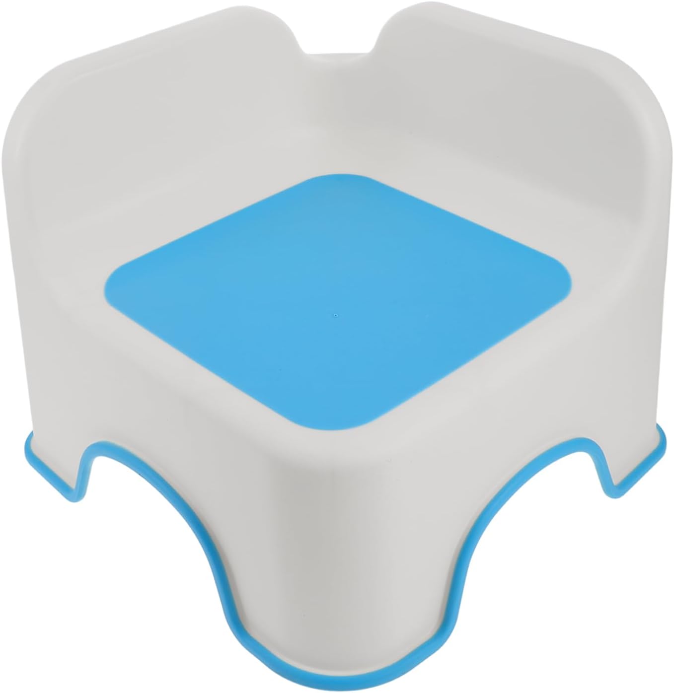 Step Stool for Boys and Girls Thickened Plastic Squatting Stool for Potty Training Bathroom Assistance and Shoe Changing Non- Stable Design Sky