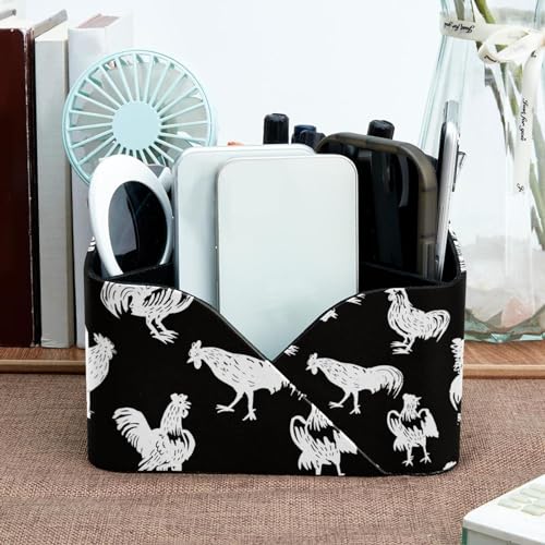 Porte-crayons coq Tweeting pour ranger les fournitures de bureau éparses