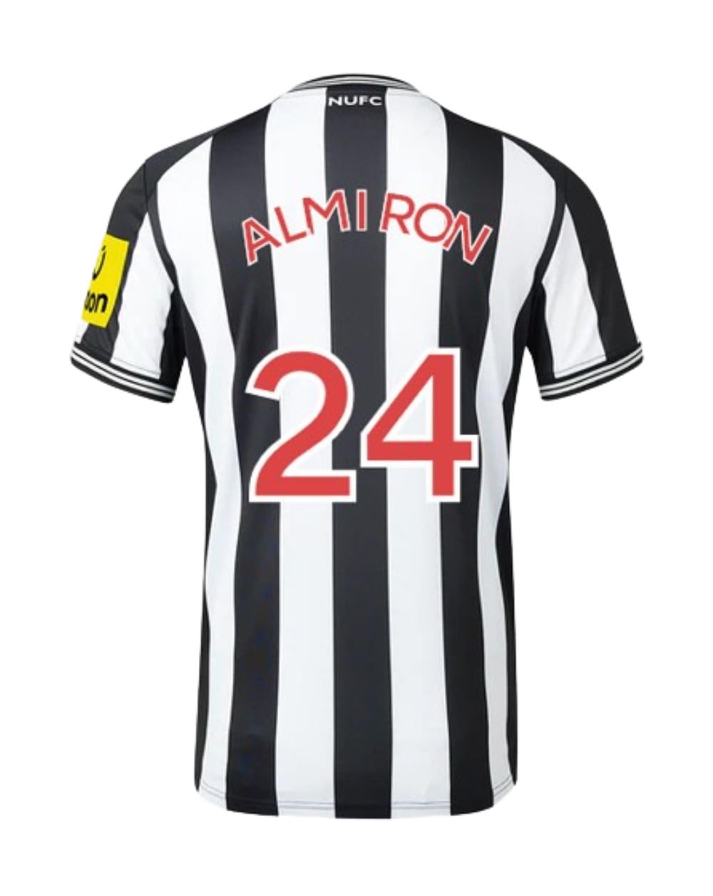 Kit Gara Home Adult Nameset Name And Number Almiron 24 2023/2024
