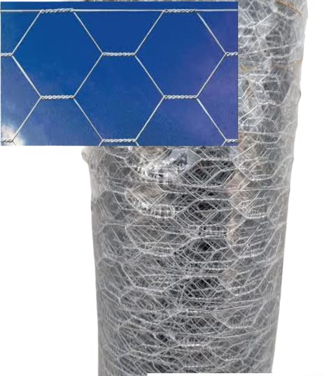 Rete Metallica Plastificata Verde - Maglia Esagonale 13mm, 100cm X 25m - Foto 11