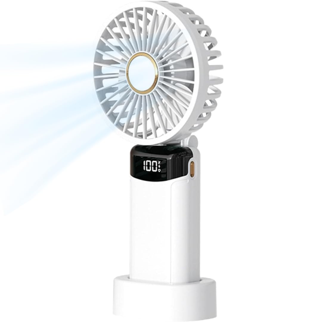 KLUFO Petit ventilateur de poche portable et rechargeable USB pour l'été