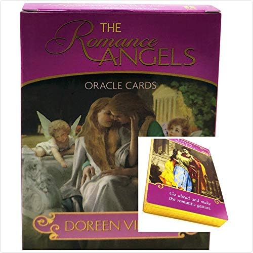 Oracle Decks - Golden English The Romance Angels Oracle Cards Read Fate Card Game Board Game Oracle Cards Tarot Deck For Personal Use