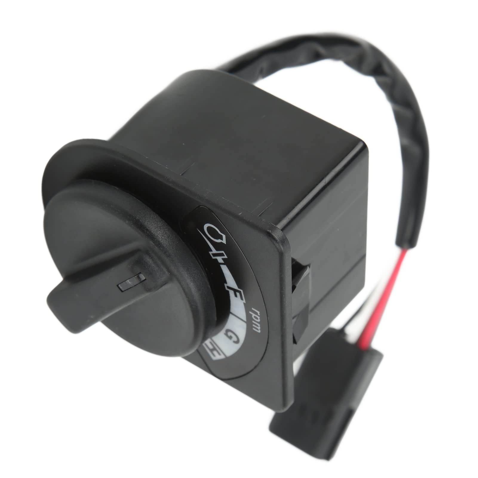 Ausla Interruptor del Motor del Acelerador Unidad Selectora de Perilla del Acelerador ABS 14725311 Reemplazo de Control del Motor de 5 Pines para Excavadora EC220D EC250D EC350D EC380D EC480D