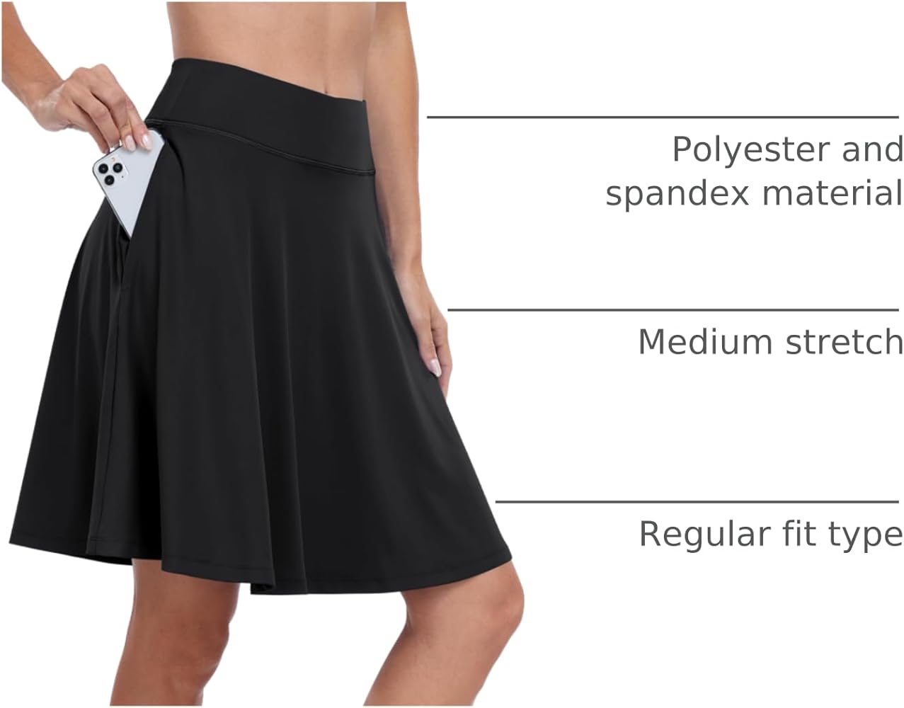 Amazon.com: ANRABESS Knee Length Skorts Skirts for Women 2026