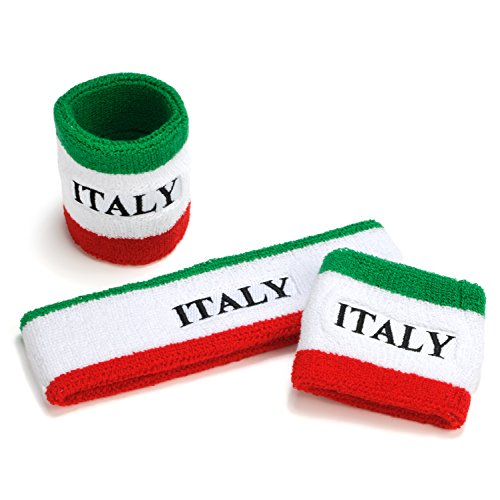 Image of Suddora Country Headband & Wristbands Set (Includes 2 Wrist & 1 Head Sweatband), Highly Moisture Wicking