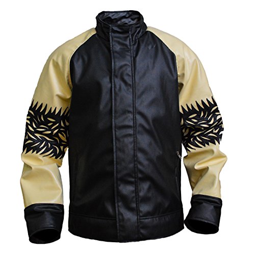 The Jasperz Kung Fury Jacket David Hasselholf Cobra Leather Jacket, XXS-3XL2