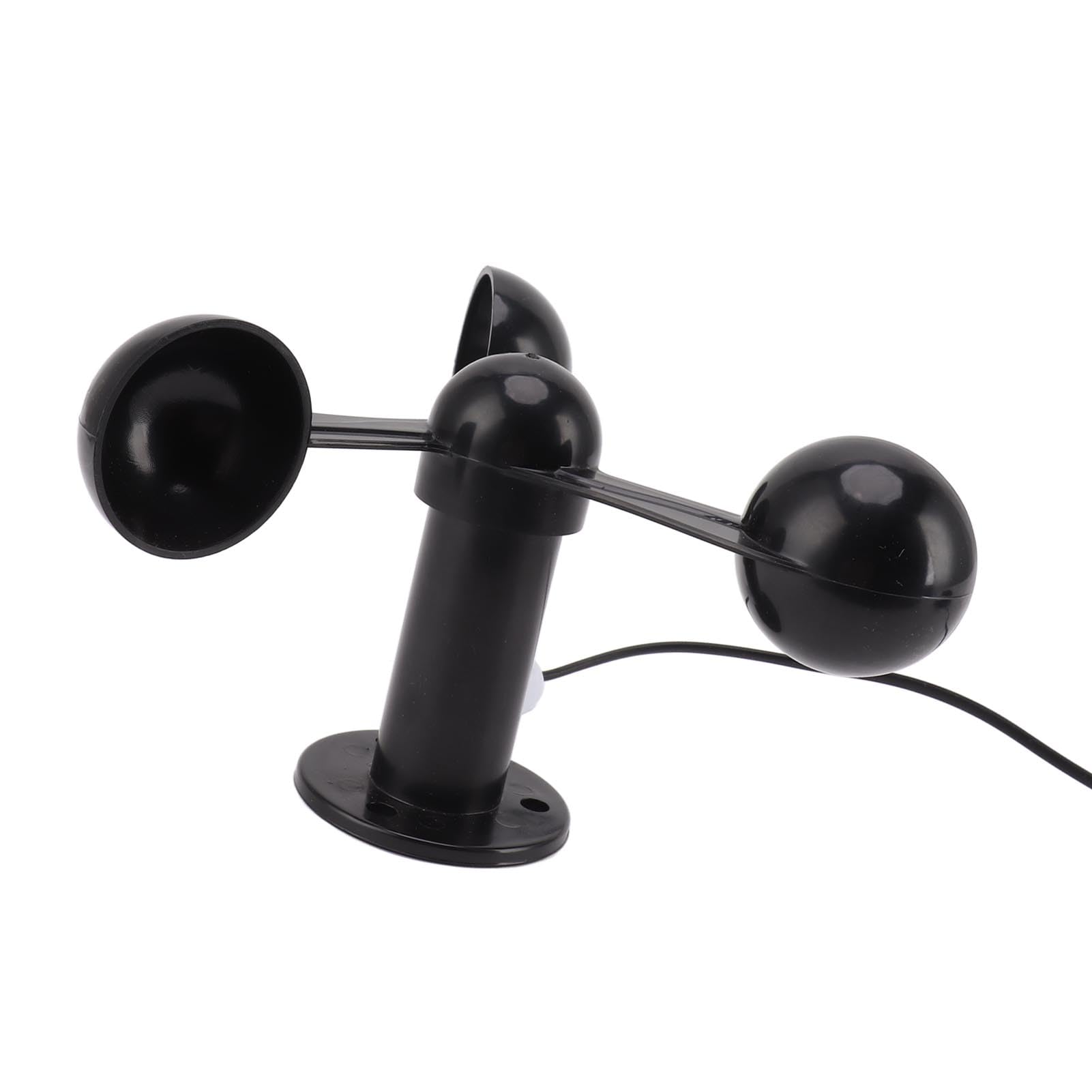 Czujnik Anemometru, Mierzy prędkość Wiatru, Zawiera Wodoodporny Kabel o Długości 8 M, Posiada Otwór Montażowy o średnicy 4 Cm, Konstrukcja Przeciwzakłóceniowa, Czujnik Prędkości